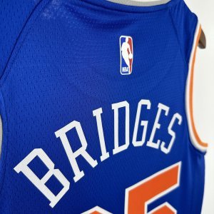 Knicks Blue No. 25 Bridges