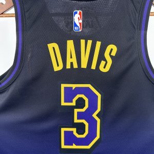 25th season Lakers City Edition No. 3 Davis