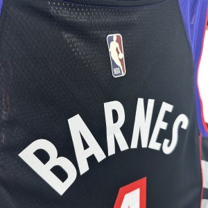 25th season Raptors Retro No. 4 Barnes