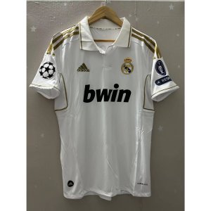 11-12 Real-Madri RONALDO OZIL SERGIO RAMOS Top Quality Home Retro Football Jersey custom T-shirt KAK