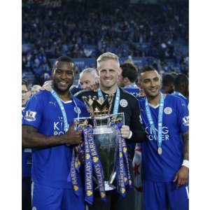 15-16 Leicester City VARDY MAHREZ High Quality Custom T-Shirt For Home Retro Football Jerseys