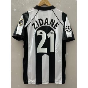 97-98 Juventus DEL PIERO Top Quality Home Retro Soccer Jersey custom T-shirt Football Jersey ZIDANE