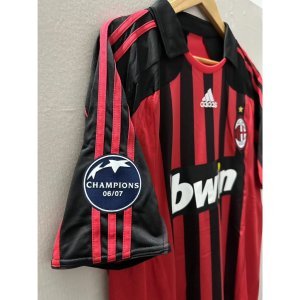 07-08 AC Milan KAKA PIRLO Top Quality Home Retro Football Jersey custom T-shirt NESTA INZAGHI
