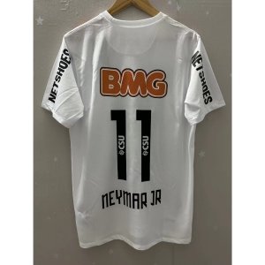 11-12 Santos Top Quality Home Retro Soccer Jersey custom T-shirt Football Jersey NEYMAR JR