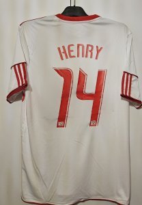 Maillot foot rétro New York Red Bulls 2010 Henry #14 soccer jersey trikot maglia camiseta voetbal