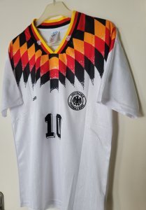 Maillot foot rétro Allemagne 1994 Matthäus 10 soccer jersey trikot maglia camiseta voetbal