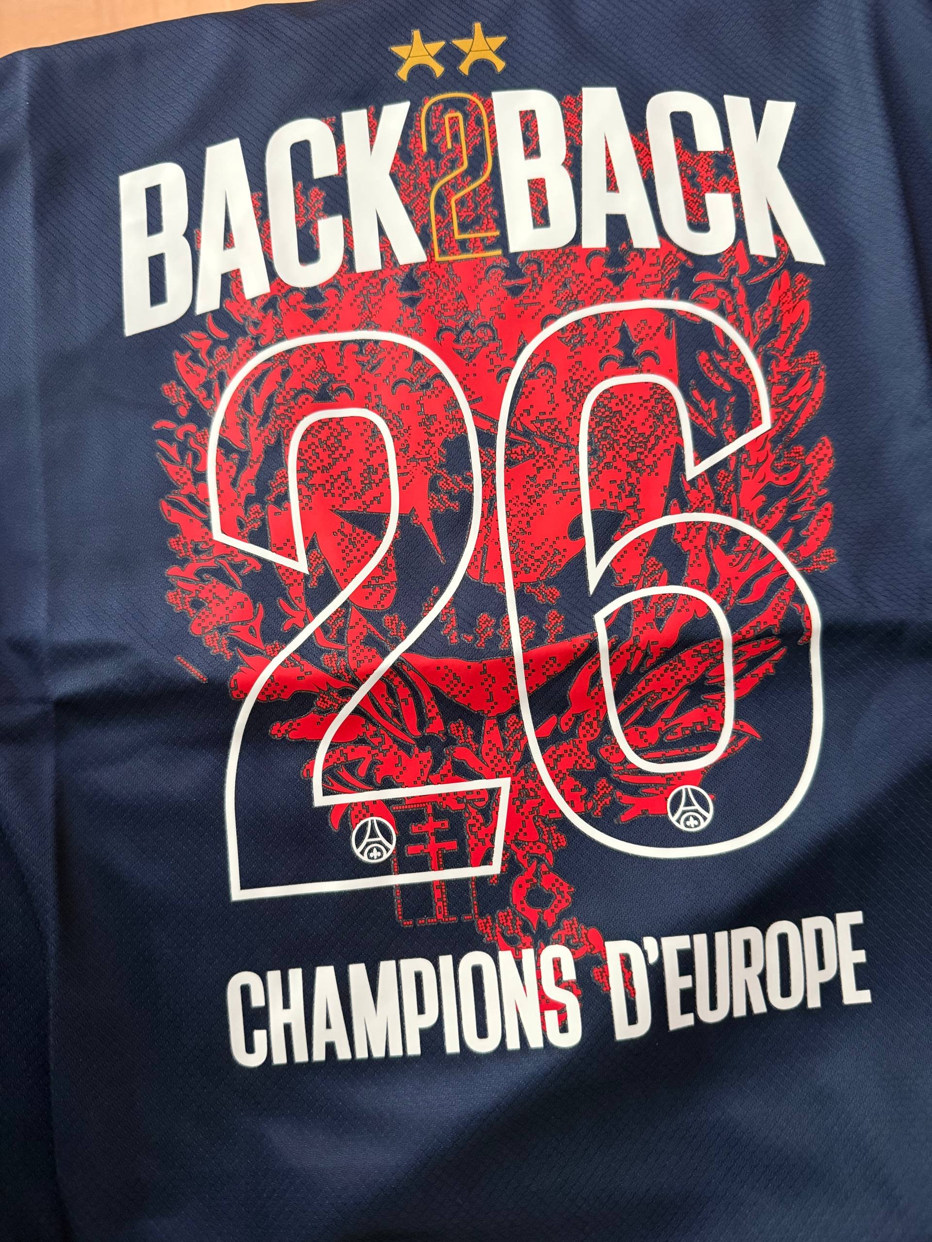 Maillot PSG BACK2BACK domicile 2025 2026 Paris Saint Germain