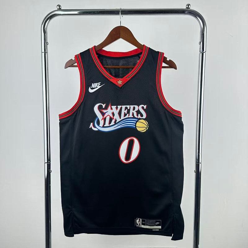 Philadelphia 76ers Retro Black - Tyrese Maxey #0