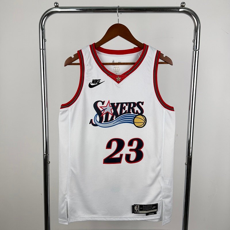 Philadelphia 76ers Retro White - LeBron James #23