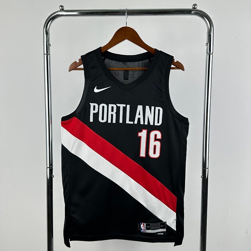 Portland Trail Blazers Away Black - Damian Lillard #0