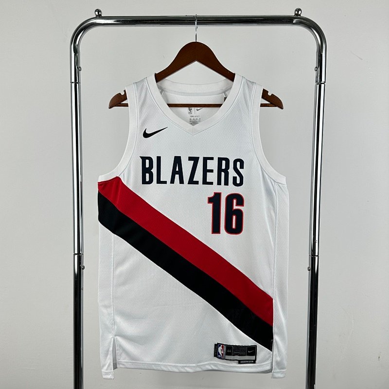Portland Trail Blazers Home White - Yang Hansen #16