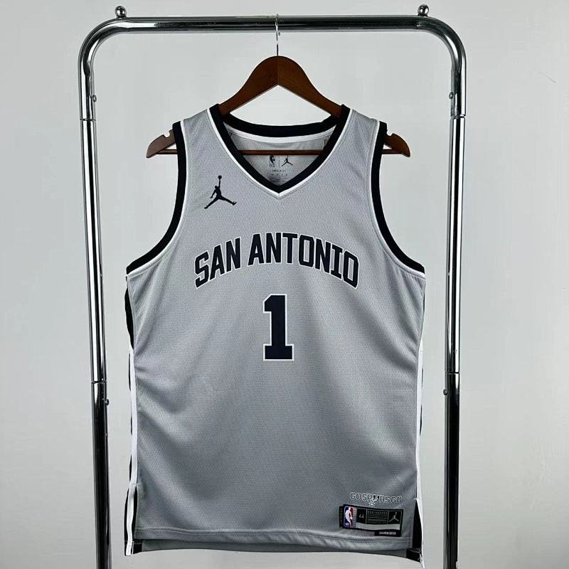 San Antonio Spurs Limited Edition Grey - Victor Wembanyama #1