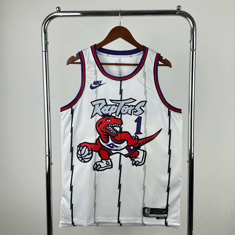 Toronto Raptors Retro White - Tracy McGrady #1