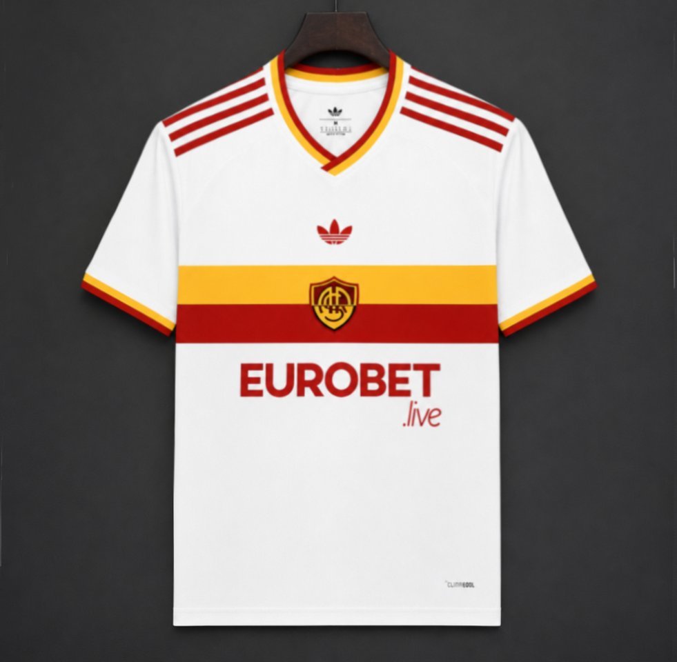 AS Roma - 26-27 AS Roma Away White Jersey