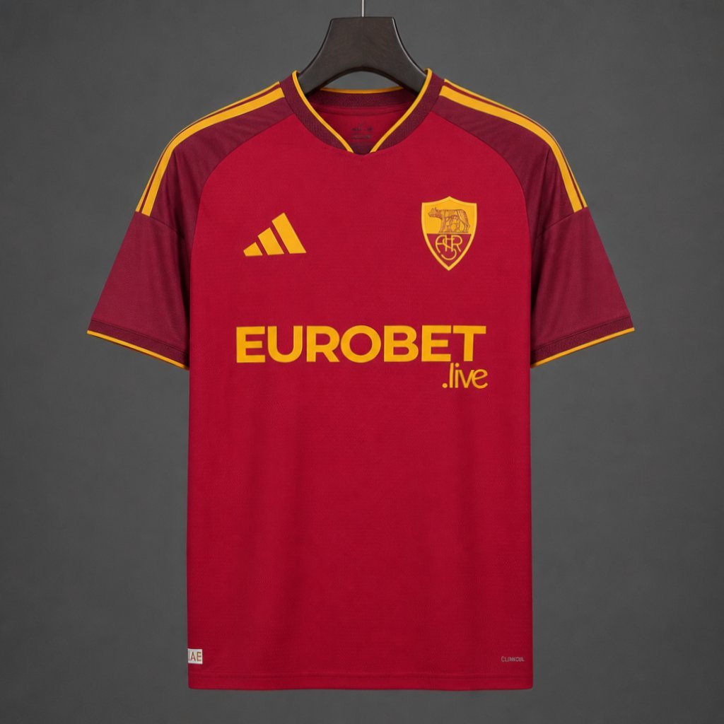 AS Roma - 26-27 AS Roma Home Jersey