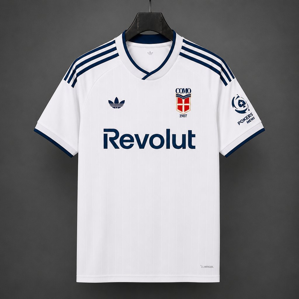 Como 1907 - 26-27 Como 1907 Away White Jersey