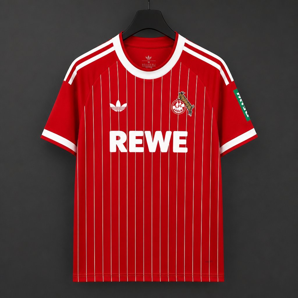 Bundesliga - 26-27 FC Koln Away Red Jersey