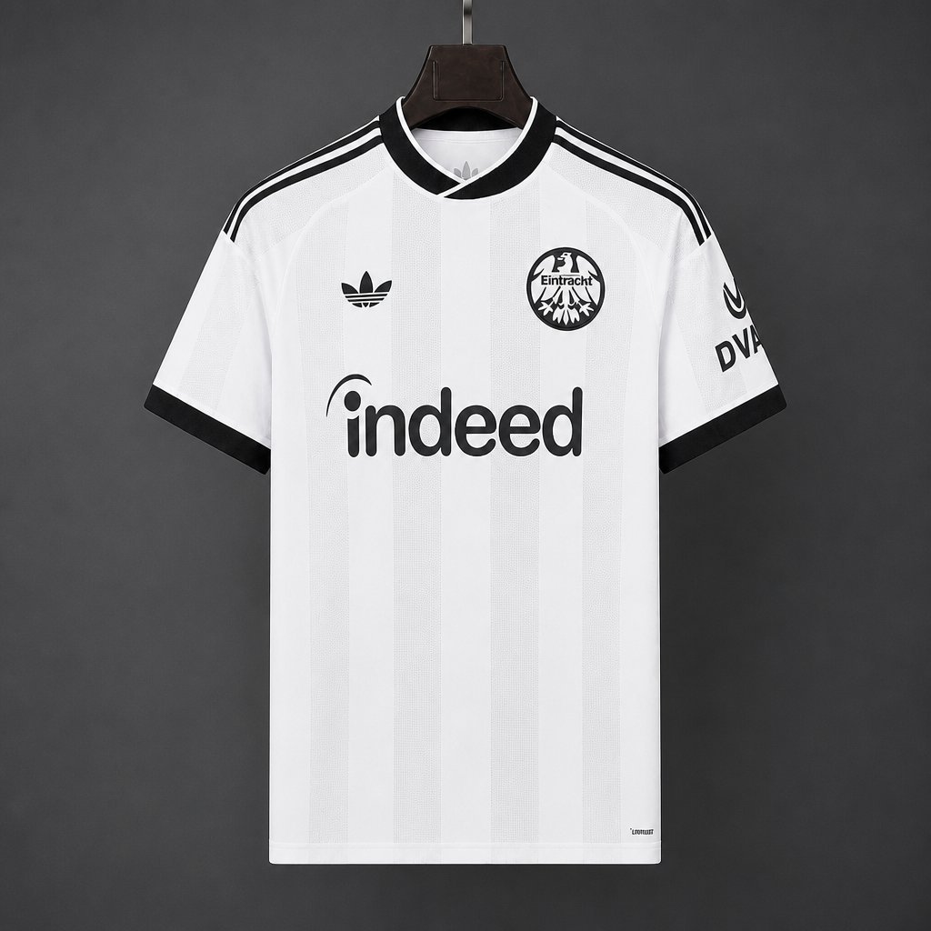 Bundesliga - 26-27 Frankfurt Away White Jersey