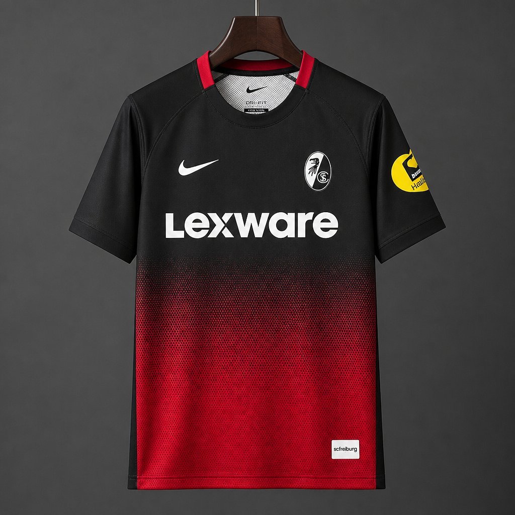 Bundesliga - 26-27 Freiburg Third Red&Black Jersey