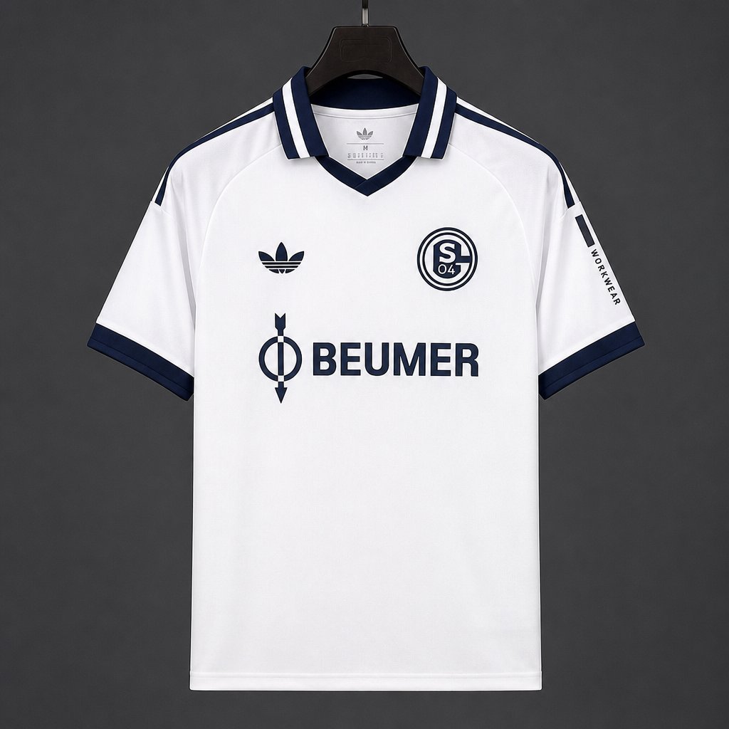 Bundesliga - 26-27 Schalke 04 Away White Jersey