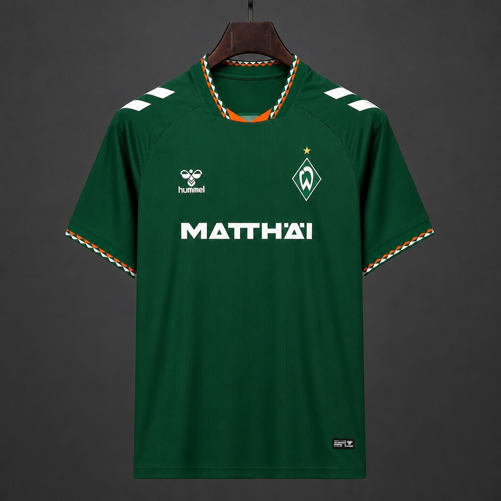 Bundesliga - 26-27 Werder Bremen Away Dark Green Jersey