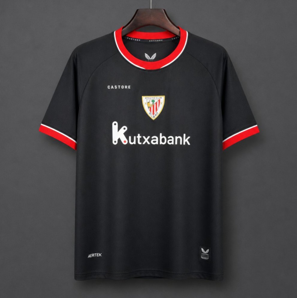La Liga - 26-27 Athletic Club Bilbao Black Away Jersey