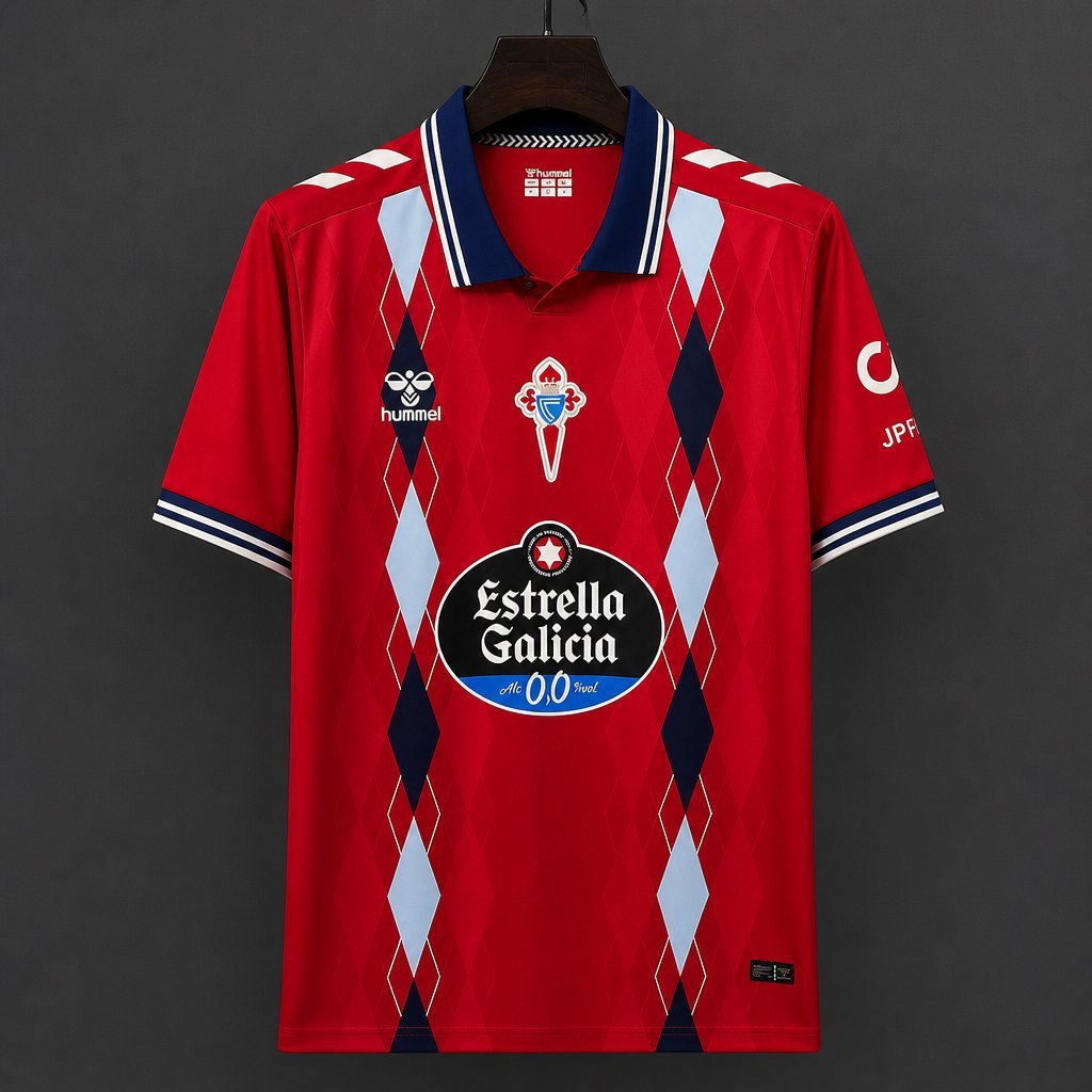 La Liga - 26-27 Celta de Vigo Third Red Jersey