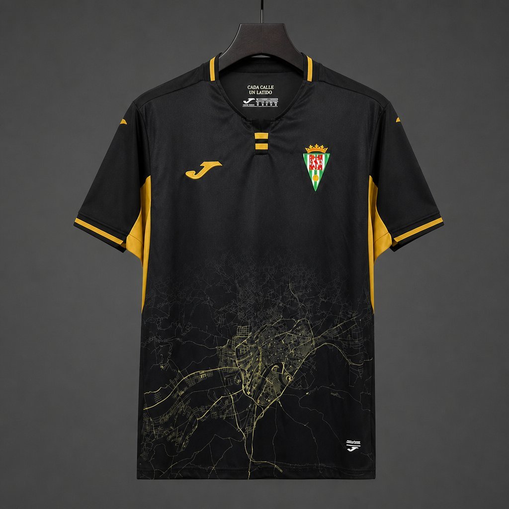 La Liga - 26-27 Cordoba CF Away Black Jersey