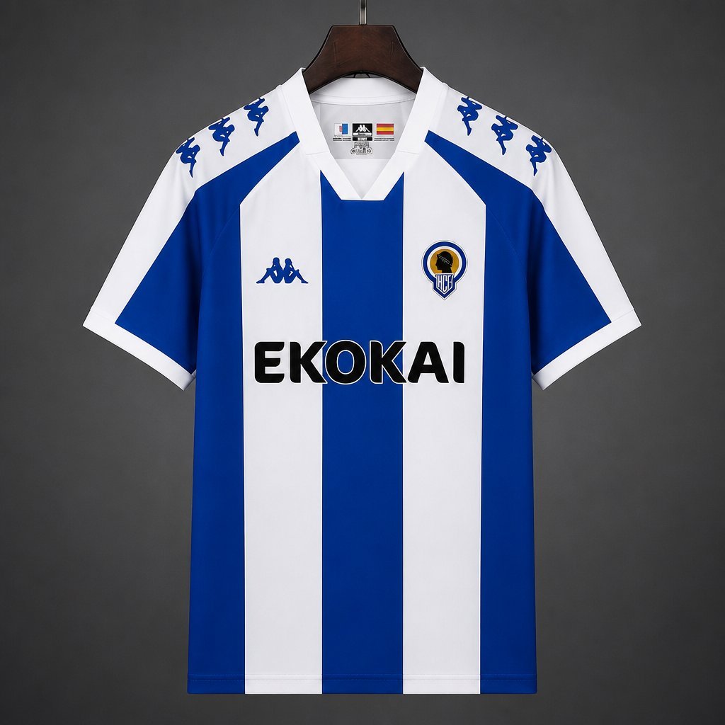 La Liga - 26-27 Hercules Home Blue Stripes Jersey