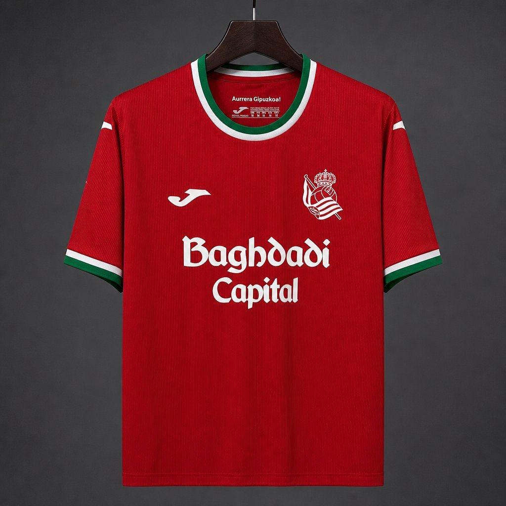 La Liga - 26-27 Real Sociedad Red Away Jersey