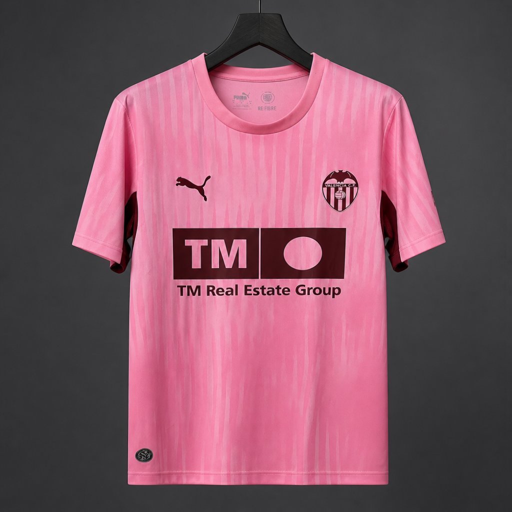 La Liga - 26-27 Valencia Third Pink Jersey