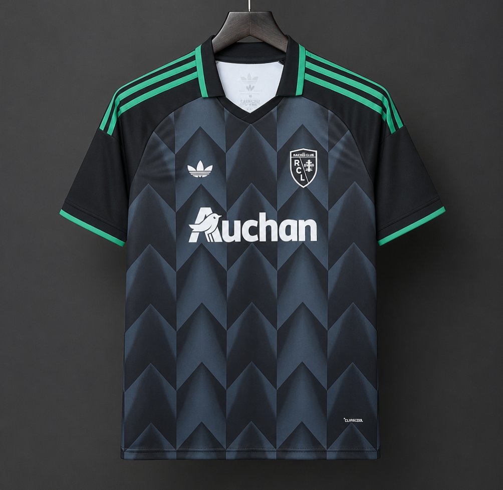 Ligue 1 - 26-27 RC Lens Away Dark Grey Jersey