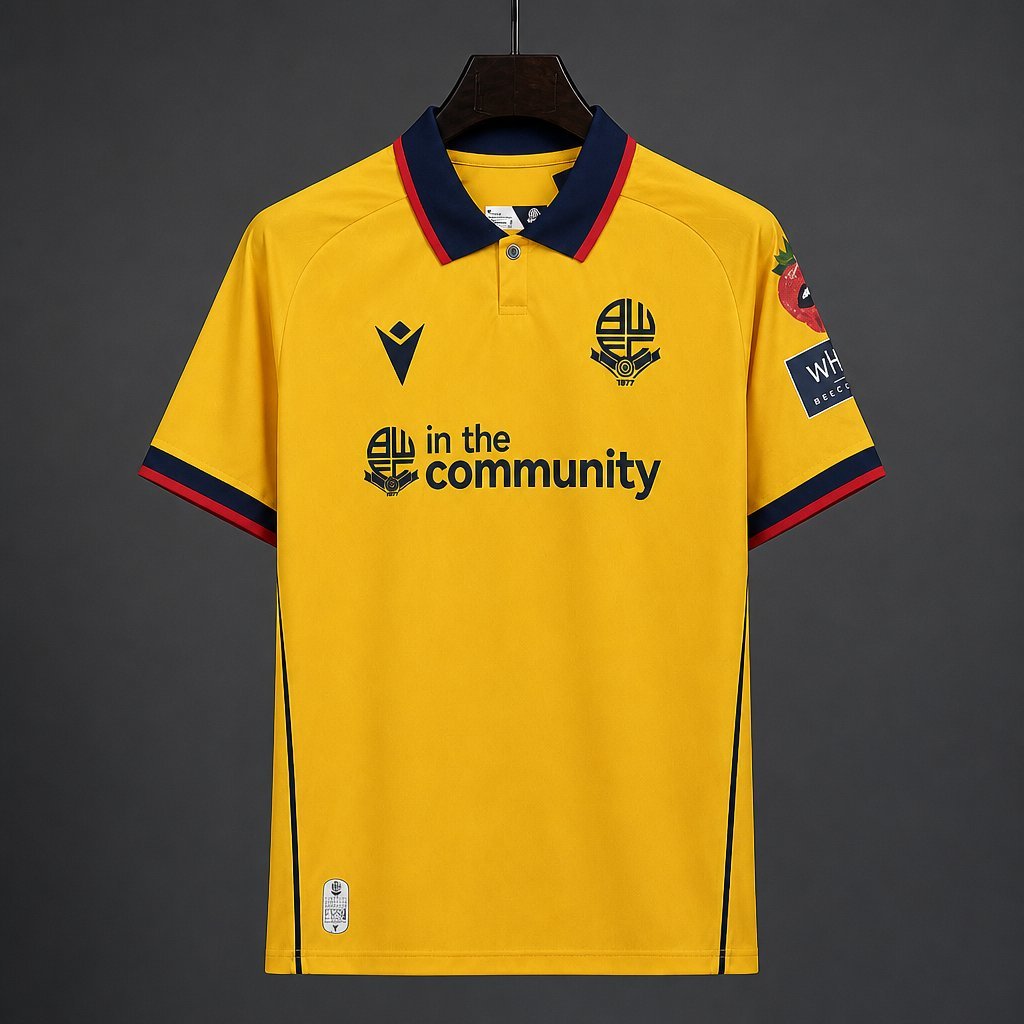 Premier League - 26-27 Bolton Wanderers Third Yellow Jersey
