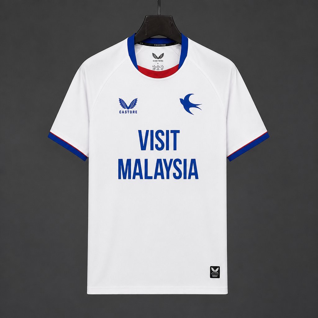 Premier League - 26-27 Cardiff City Away White Jersey