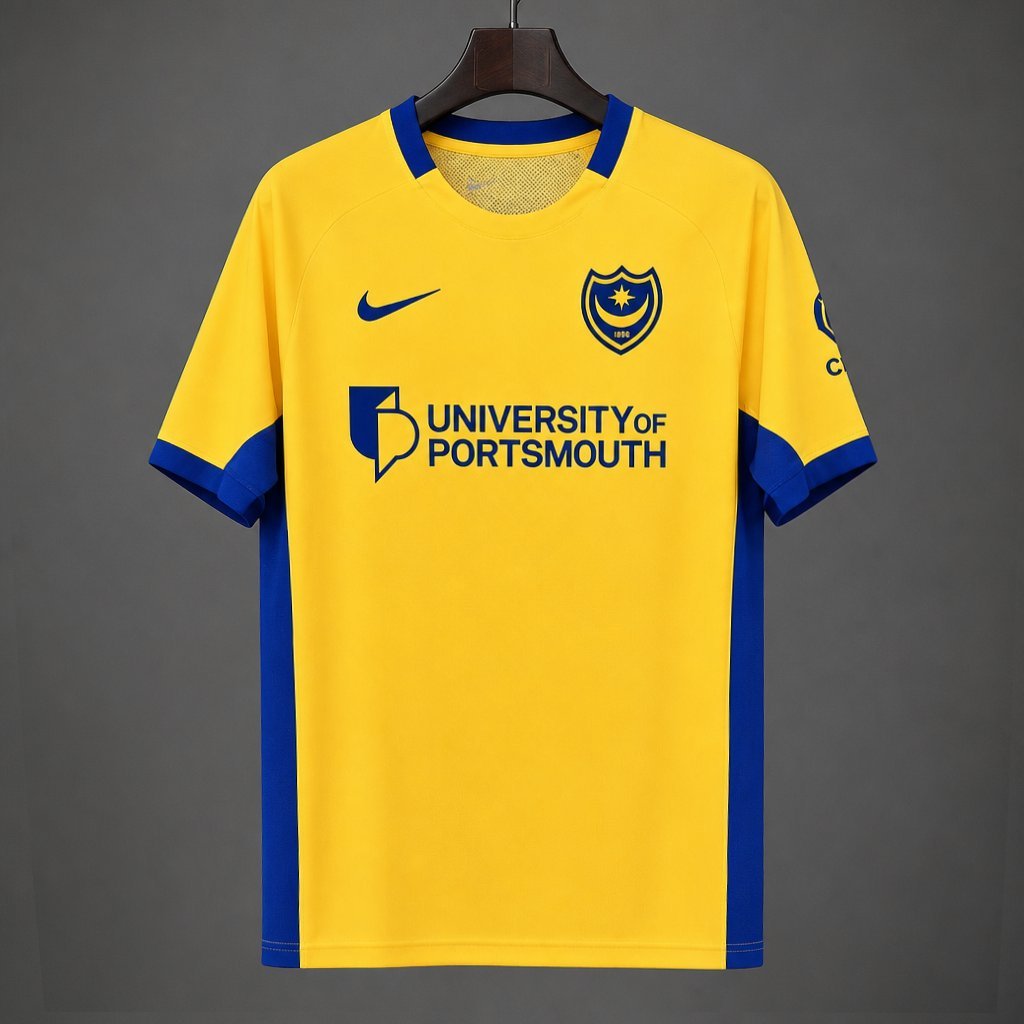 Premier League - 26-27 Portsmouth Away Yellow Jersey