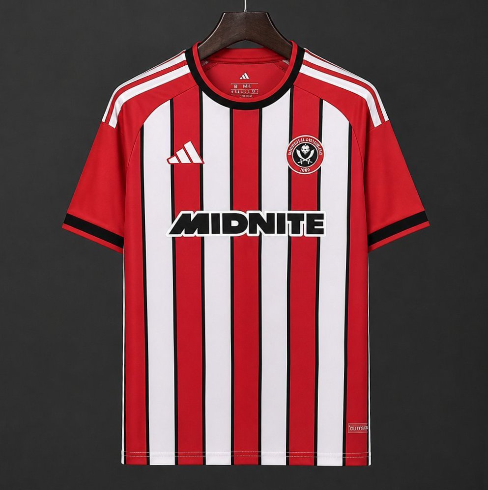 Premier League - 26-27 Sheffield United home Jersey