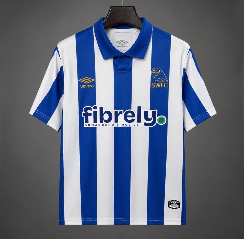 Premier League - 26-27 Sheffield Wednesday Home Jersey