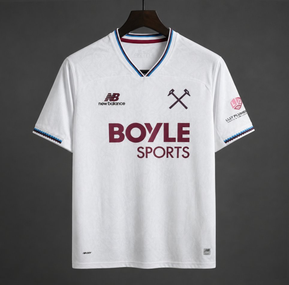 Premier League - 26-27 West Ham United Away White Jersey