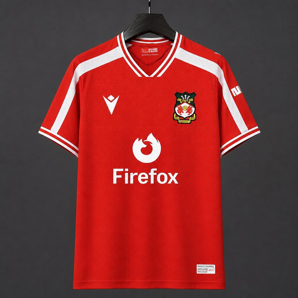 Premier League - 26-27 Wrexham Home Red Jersey