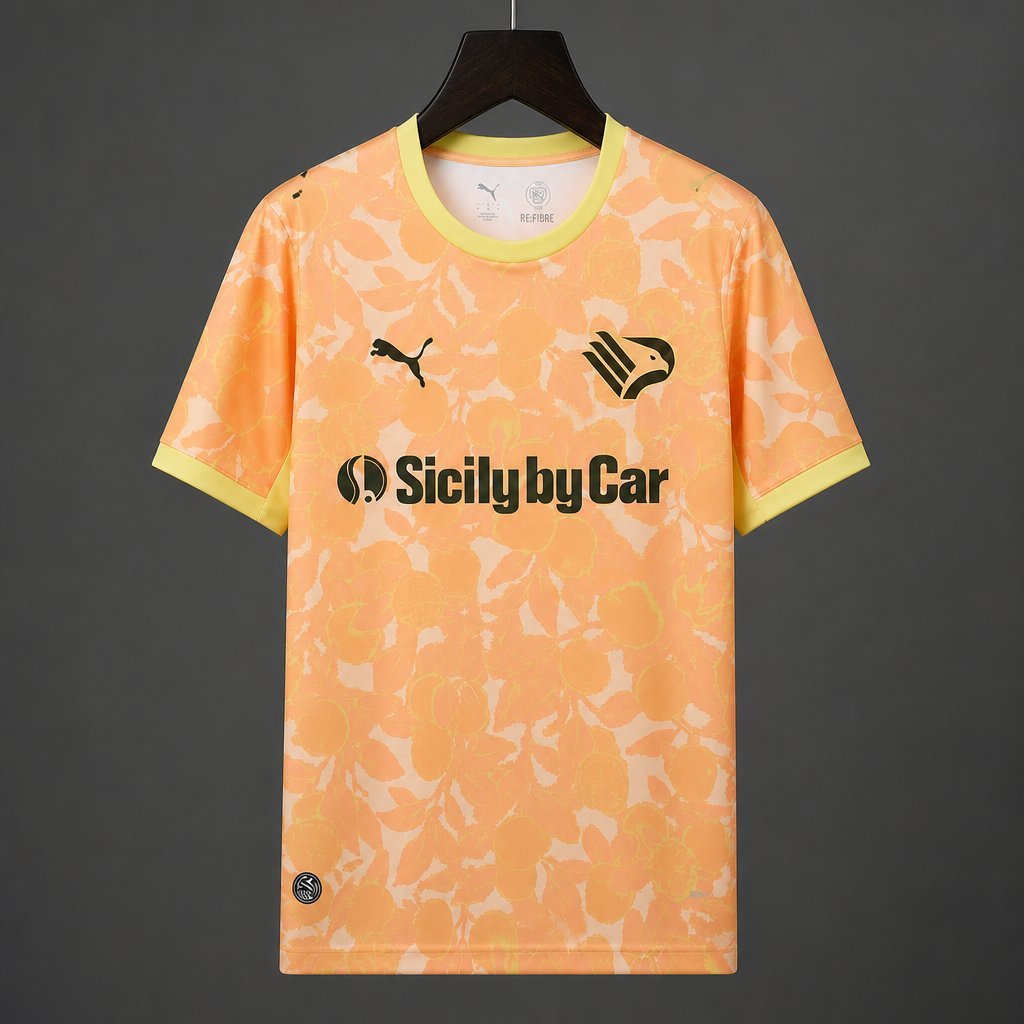 Serie A - 26-27 Palermo FC Away Orange Jersey