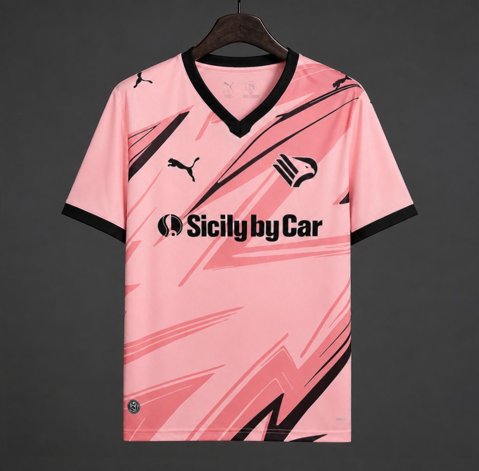 Serie A - 26-27 Palermo FC Home Pink Jersey