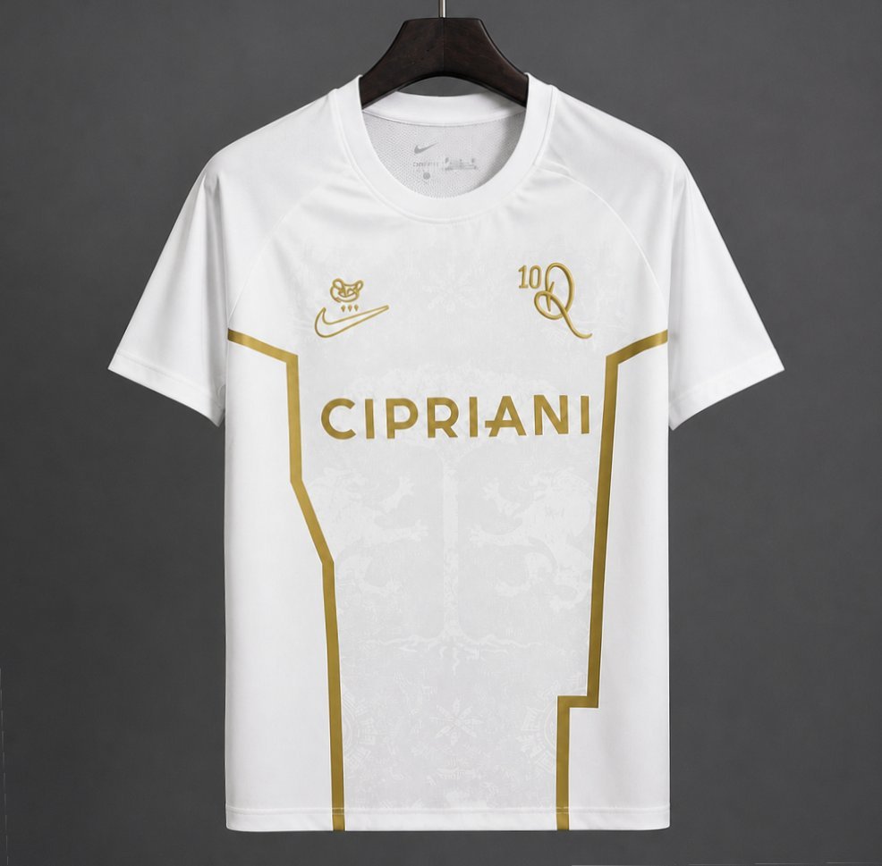 Serie A - 26-27 Ronaldinho 10 Ravenna FC White-Golden Special Edition Jersey