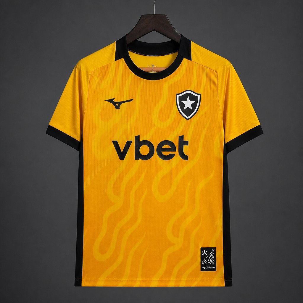 Brasileiro Serie A - 2026 Botafogo Goalkeeper Yellow Jersey