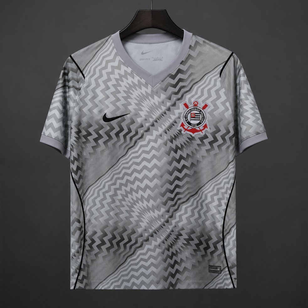 Brasileiro Serie A - 26-27 Corinthians Goalkeeper Jersey With Distinctive Black