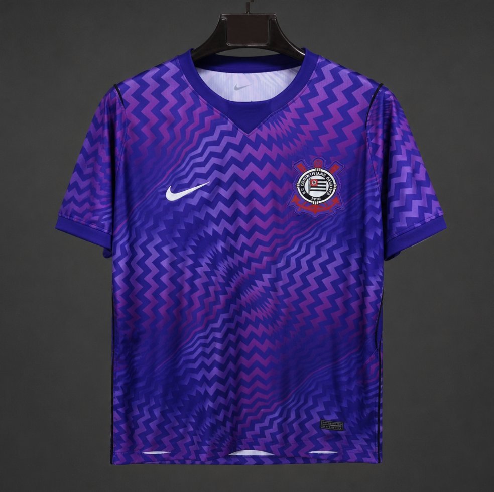 Brasileiro Serie A - 26-27 Corinthians Goalkeeper Purple Jersey