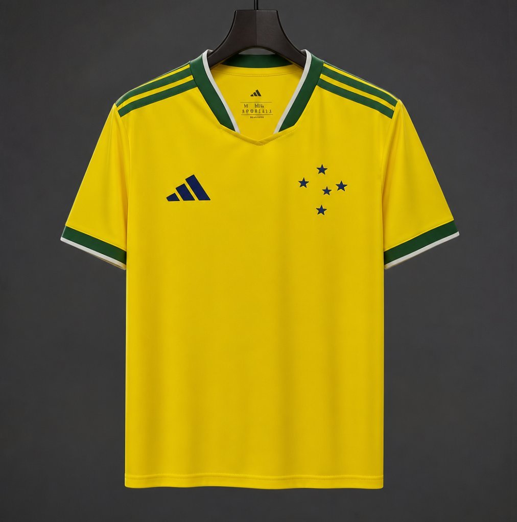 Brasileiro Serie A - 26-27 Cruzeiro Yellow Special Jersey