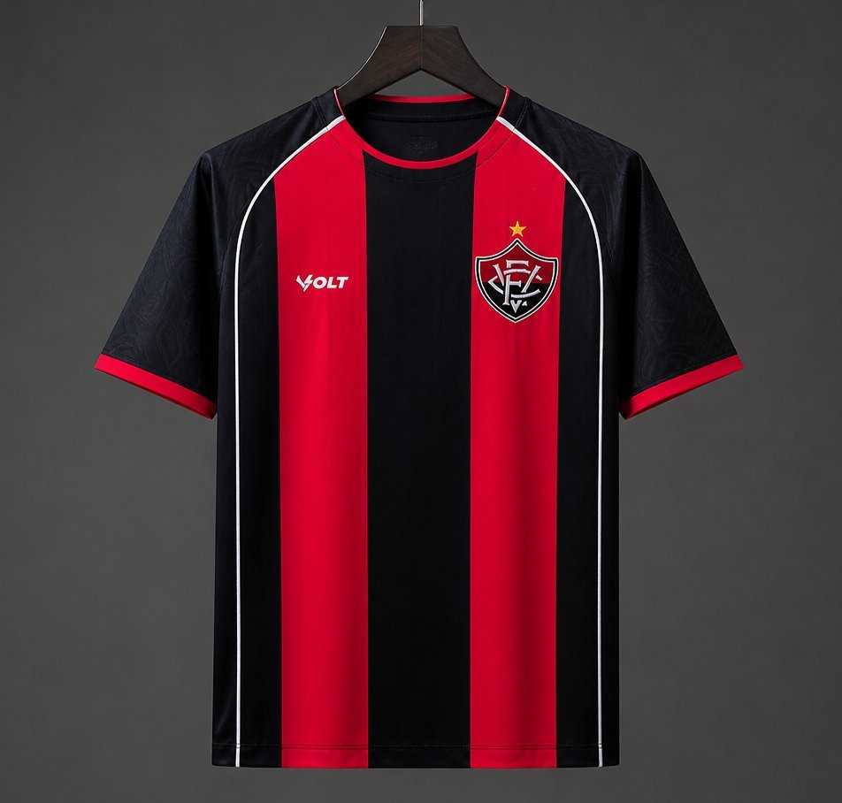 Brasileiro Serie A - 26-27 Vitória Home Jersey