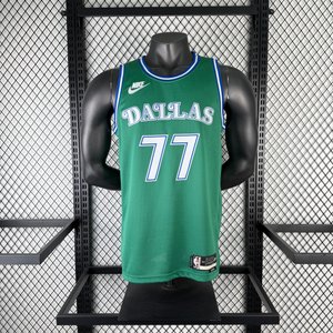 Dallas Mavericks Retro Green - Luka Doncic #77 - image 2