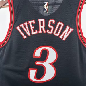 Philadelphia 76ers Retro Black - Allen Iverson #3 - image 10