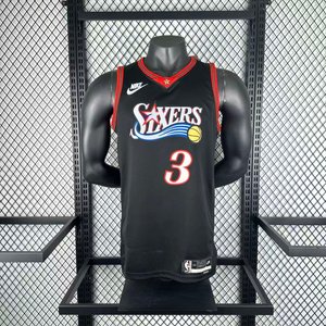 Philadelphia 76ers Retro Black - Allen Iverson #3 - image 12